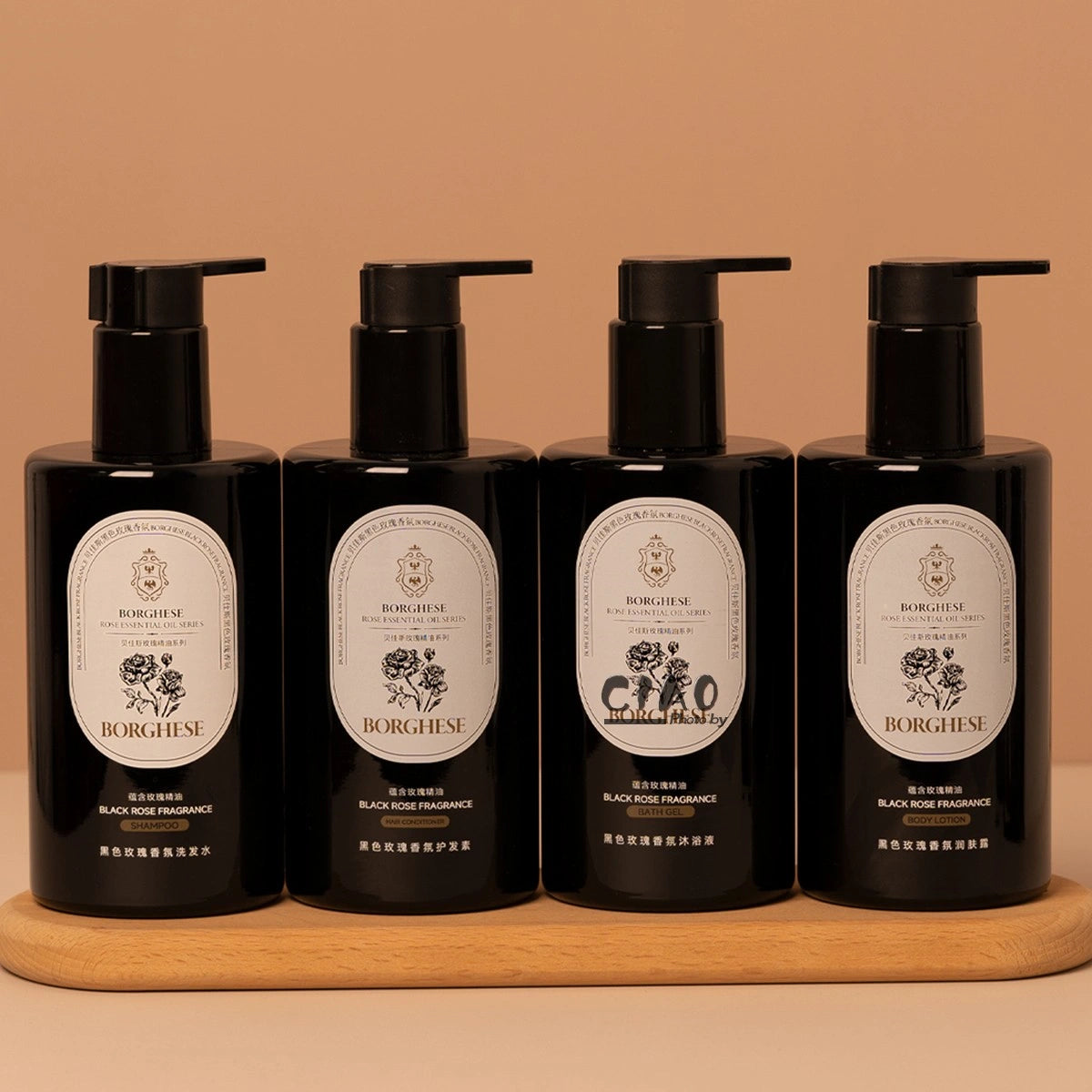 BORGHESE Shampoo & Conditioner & Body Lotion & Shower Gel 300ML