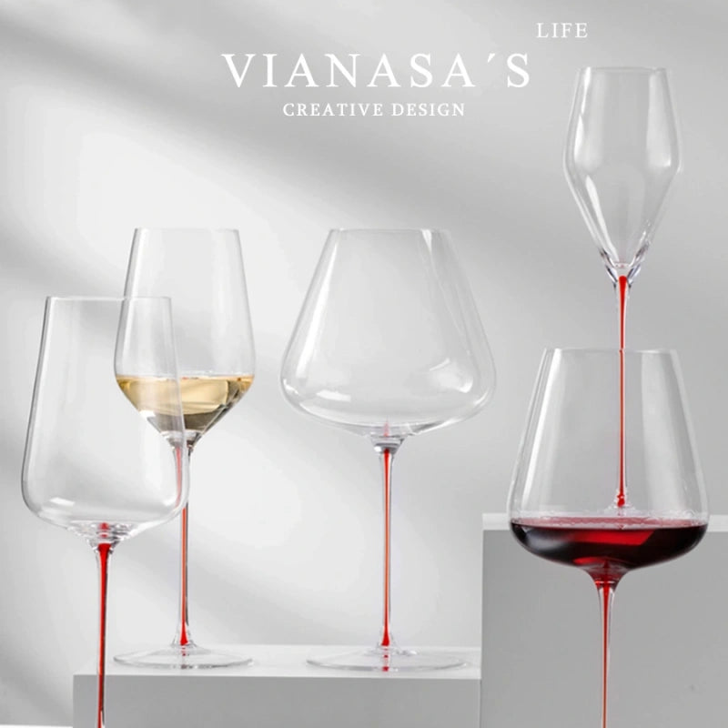 Luxury Crystal Handcrafted Wine Glasses B08