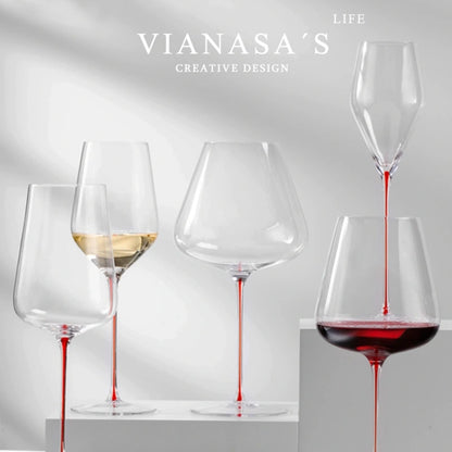 Luxury Crystal Handcrafted Wine Glasses B08