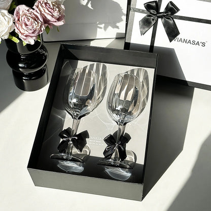 Luxury Crystal Handcrafted Wine Glasses B09