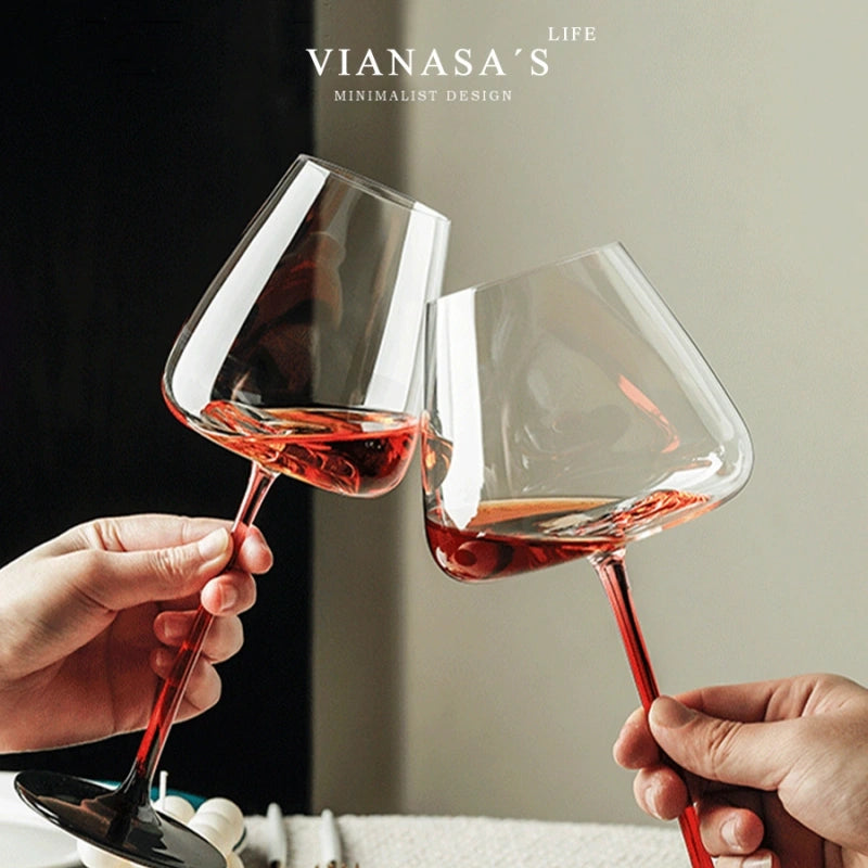 Luxury Crystal Handcrafted Wine Glasses B02