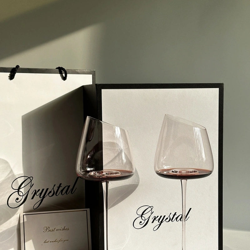 Luxury Crystal Handcrafted Wine Glasses B06