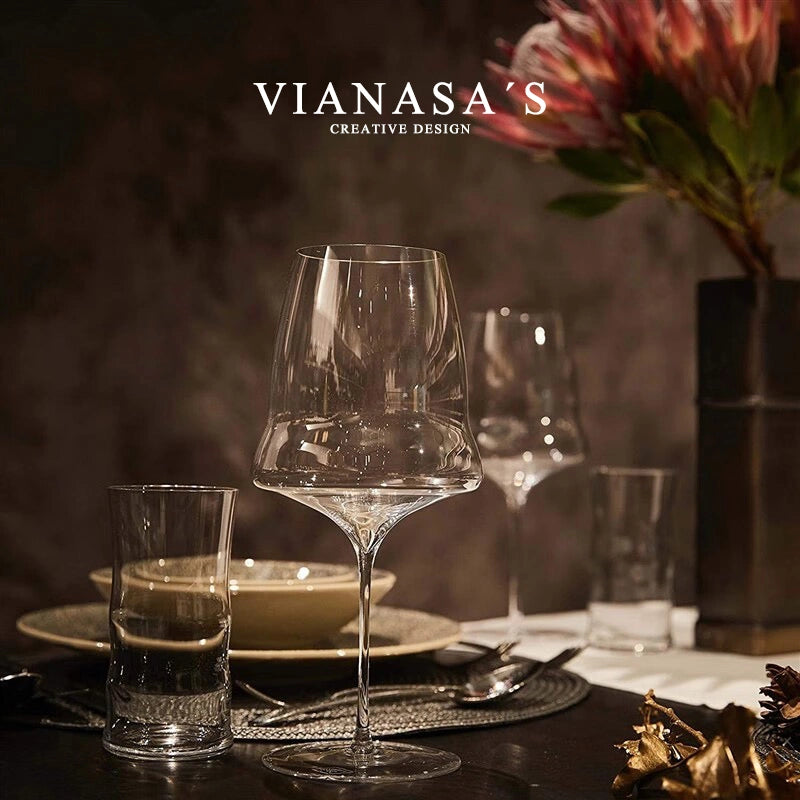 Luxury Crystal Handcrafted Wine Glasses B04