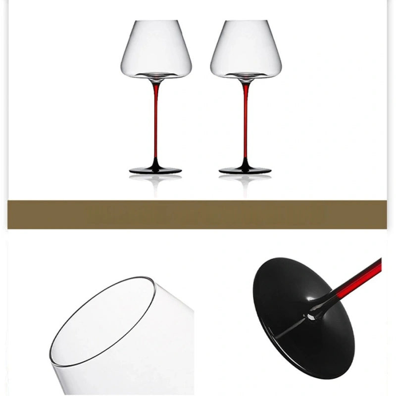 Luxury Crystal Handcrafted Wine Glasses B02