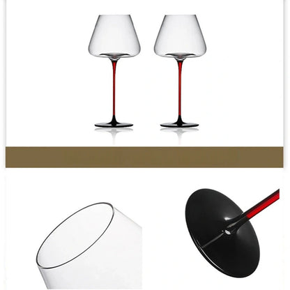 Luxury Crystal Handcrafted Wine Glasses B02