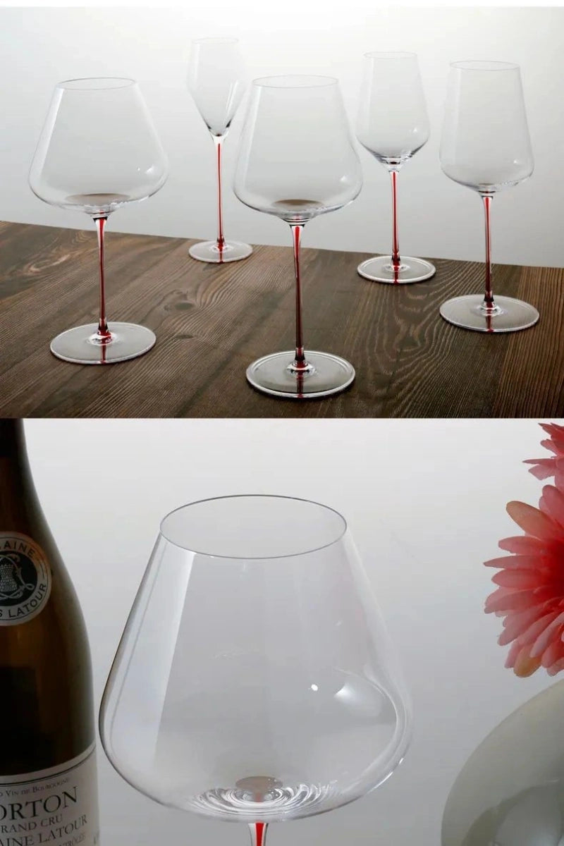Luxury Crystal Handcrafted Wine Glasses B08