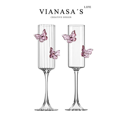 Luxury Crystal Handcrafted Wine Glasses B01