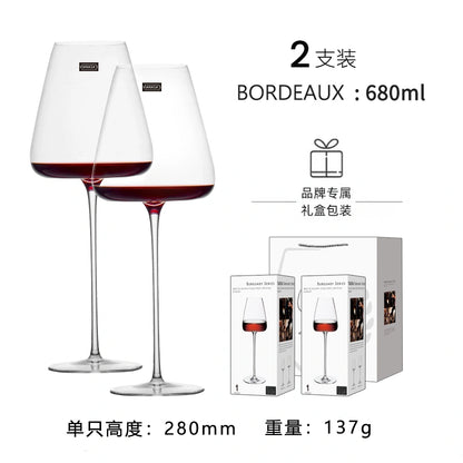Luxury Crystal Handcrafted Wine Glasses B05