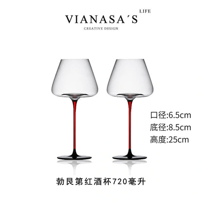 Luxury Crystal Handcrafted Wine Glasses B02