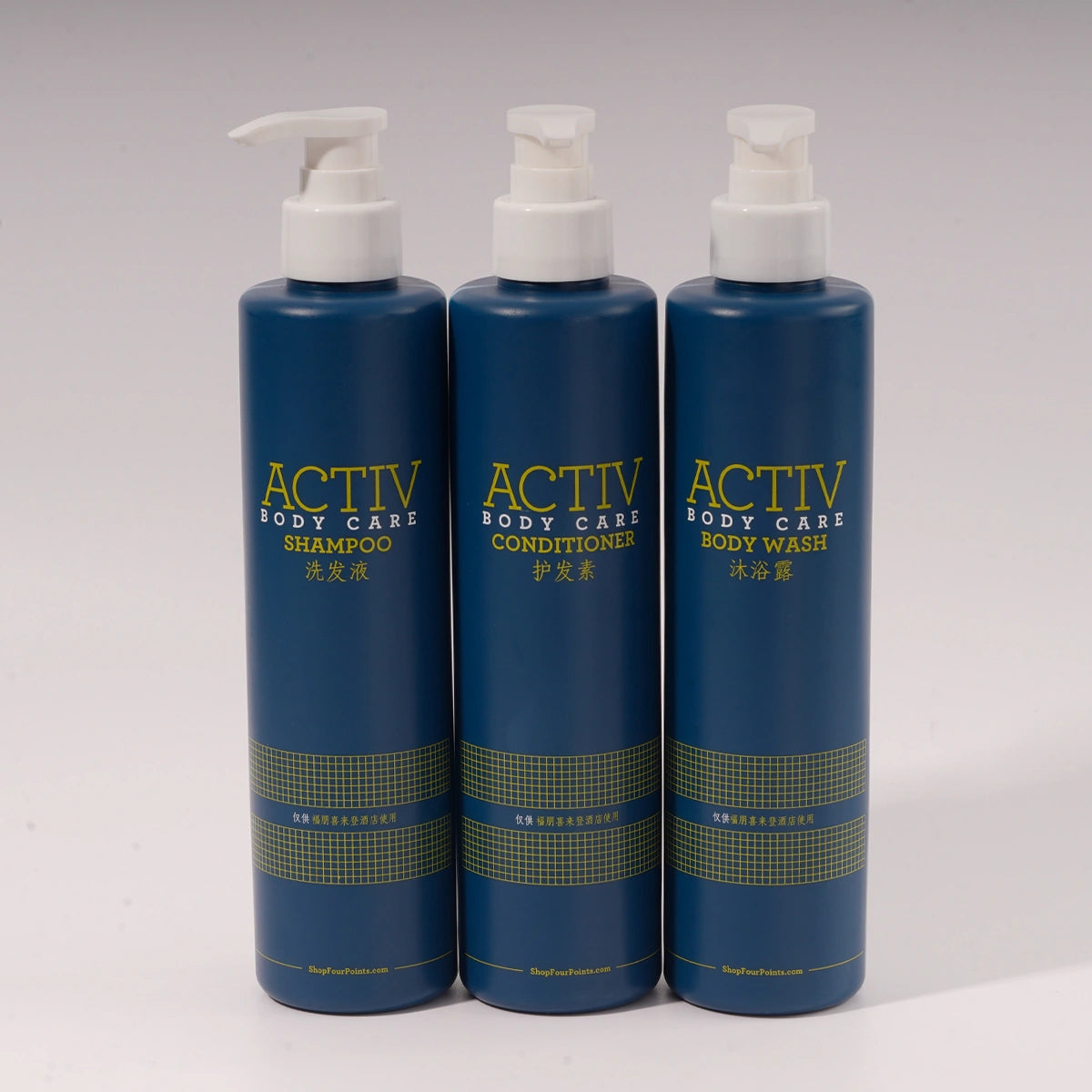 ACTIV Shampoo &amp; Conditioner &amp; Shower Gel 360ML