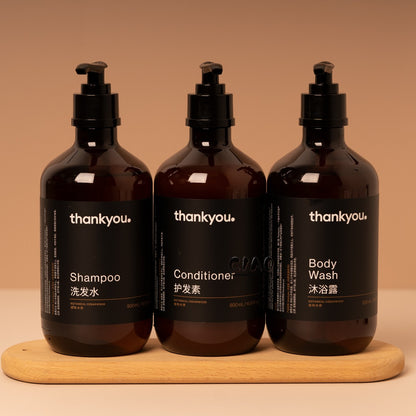 THANK YOU Shampoo &amp; Conditioner &amp; Shower Gel 500ML