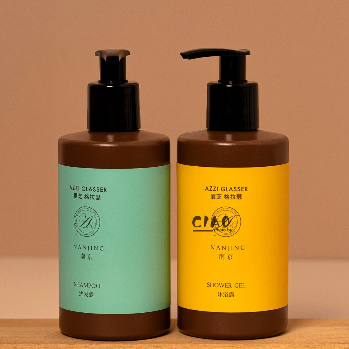AZZI GLASSER Shampoo &amp; Conditioner &amp; Body Lotion &amp; Shower Gel 300ML