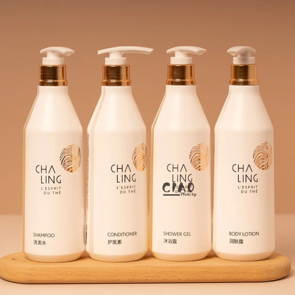 CHA LING Shampoo &amp; Conditioner &amp; Body Lotion &amp; Shower Gel &amp; Hand Wash 300ML