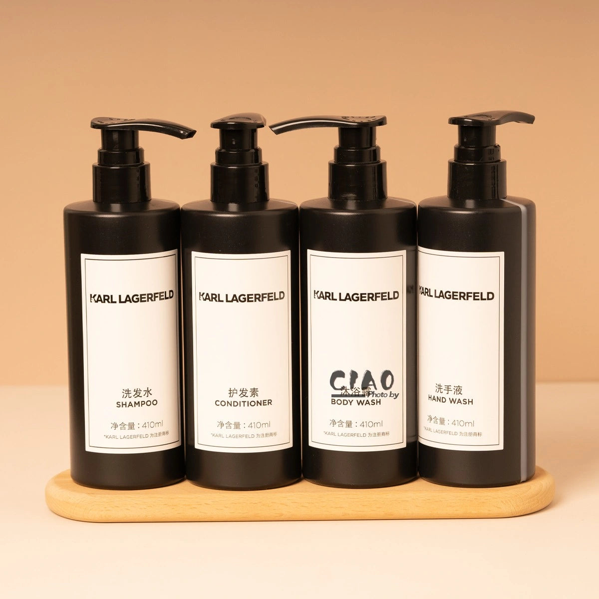 KARL LAGERFELD Shampoo &amp; Conditioner &amp; Shower Gel &amp; Hand Wash 410ML