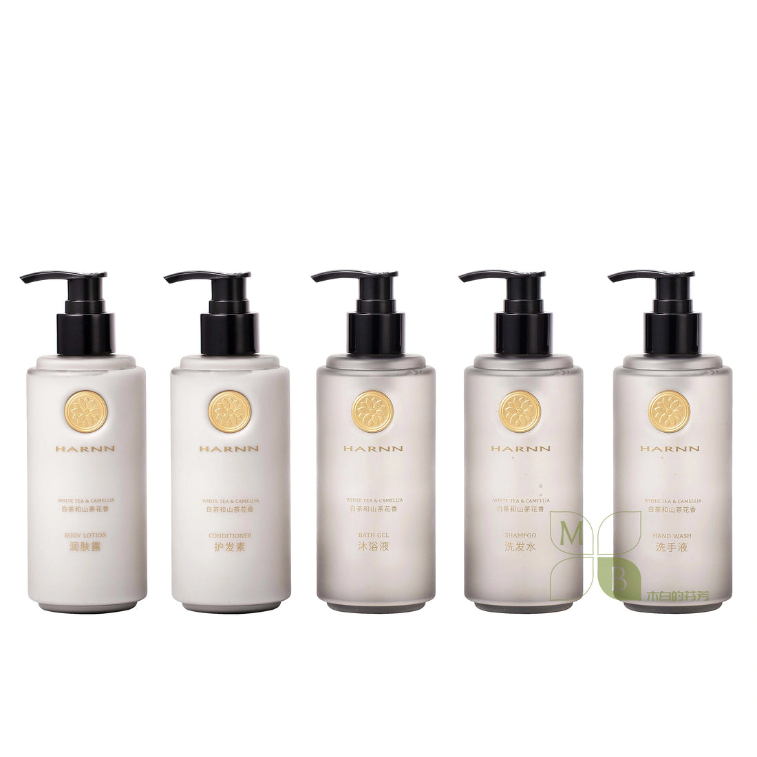 HARNN Shampoo &amp; Conditioner &amp; Body Lotion &amp; Shower Gel &amp; Hand Wash 300ML