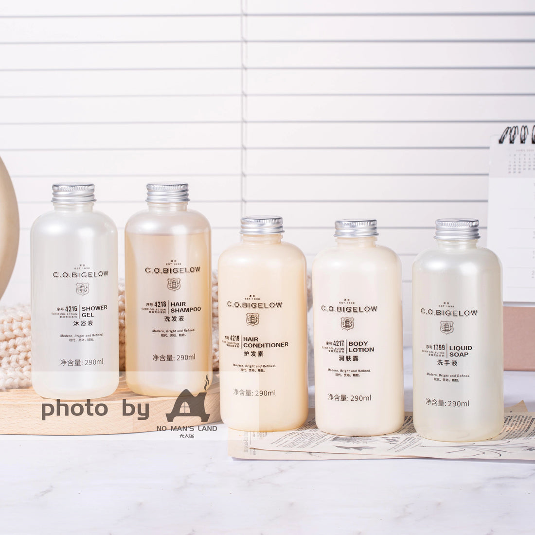 C.O.BIGELOW Shampoo &amp; Conditioner &amp; Body Lotion &amp; Shower Gel &amp; Hand Wash 290ML