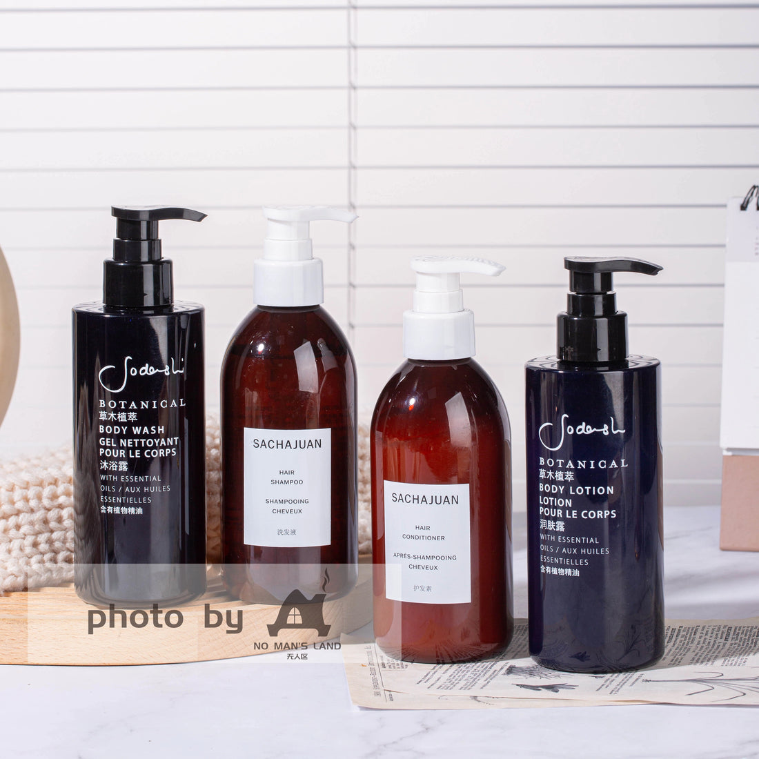 SACHAJUAN Shampoo &amp; Conditioner &amp; Shower Gel &amp; Body Lotion 300ML